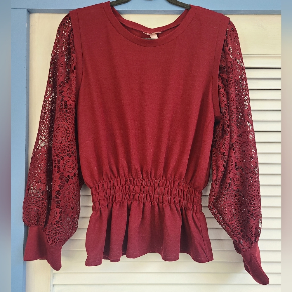 Willow + Root | Crochet Lace Sleeve | Size XL